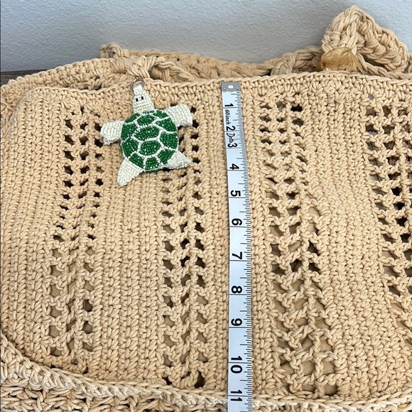🐢Crochet Tote Bag with Turtle Charm ✨ - Picture 11 of 11